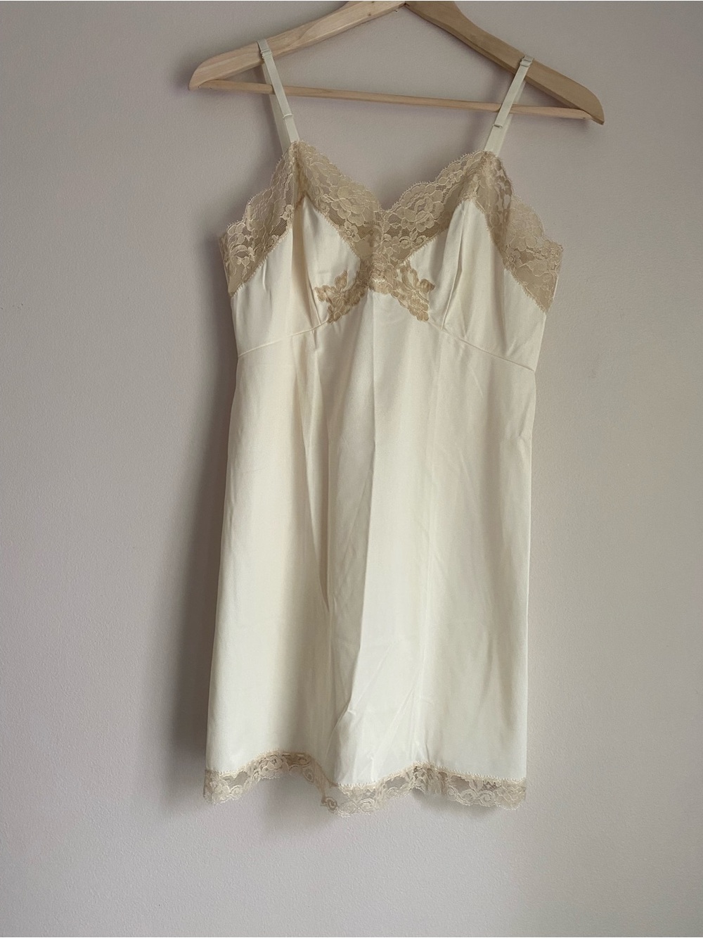 Van Raalte vintage slip vintage nightgown lace made in USA